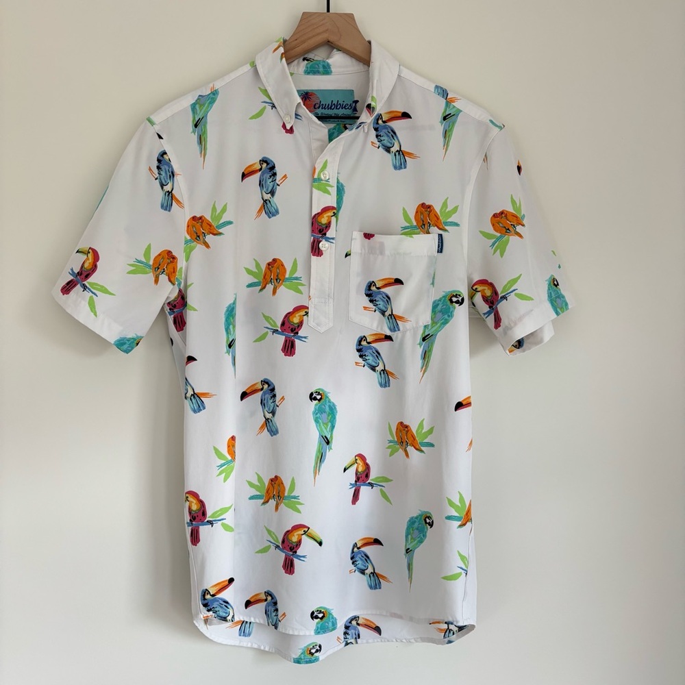 Chubbies Lightweight Performance Polo Toucan Whit… - image 2
